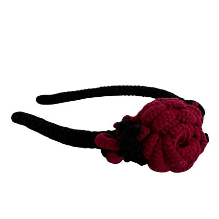 Uretti - İREM 3914 1661 El Yapımı Fuşya ve Pembe Çiçek Tasarımlı Kız Çocuk Saç Aksesuarı / Taç