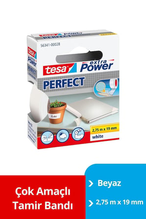 Ekstra Power Perfect Bez Tamir Bandı, Beyaz