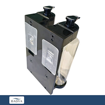 Otel Tipi 2'Li Sıvı Sabunluk Şampuanlık T.442