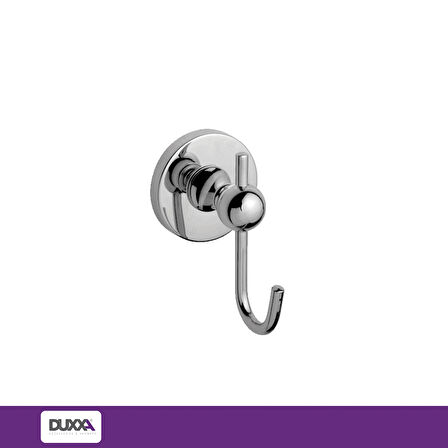 Duxxa Proje Rozetli Tekli Lüks Askılık Krom A.1626.1