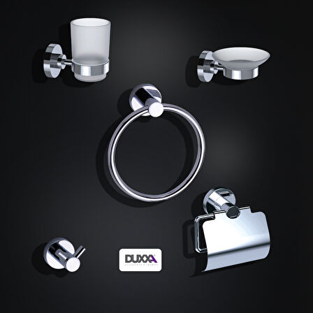 Duxxa Arya Aksesuar Seti 5 Parça Krom A.2085