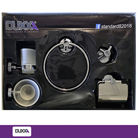Duxxa Arya Aksesuar Seti 5 Parça Krom A.2085