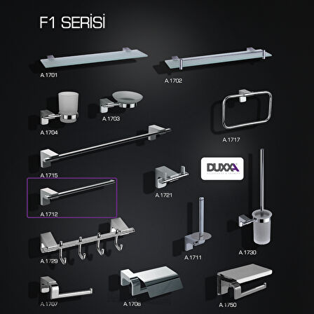 Duxxa F1 Kısa Havluluk Krom A.1712