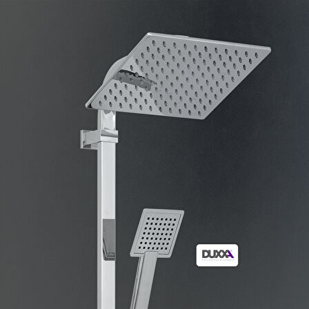 Duxxa Delta 500 Tepe Duş Seti Krom D.126.5