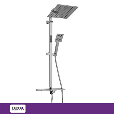 Duxxa Delta 500 Tepe Duş Seti Krom D.126.5