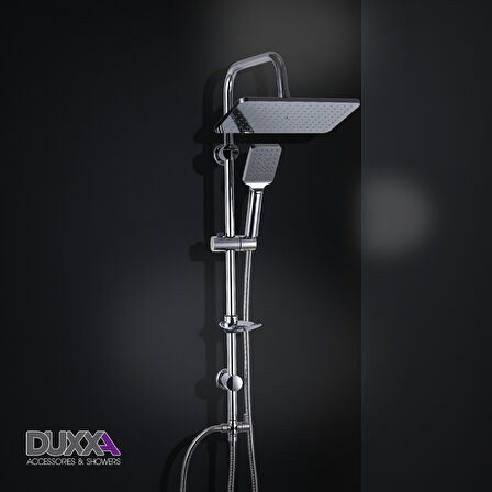 Duxxa Mirage 400 Tepe Duş Seti Krom D.132.4