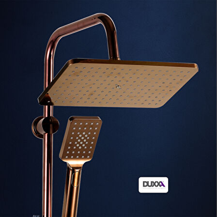 Duxxa Mirage 400 Tepe Duş Seti Rose Gold D.132.4.R
