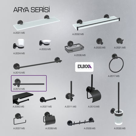 Arya Kağıt Havluluk Mat Siyah A.2012.MS