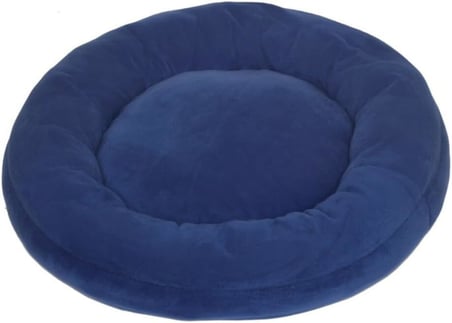 Kedi Ve Köpek Simit Yatağı 50 Cm Çap Polar Pembe-fuşya