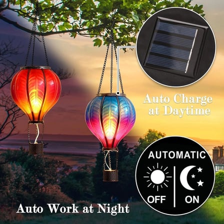 Solar Dekoratif Balon Bahçe Lambası IP65 Su Geçirmez Alev Efektli LED Aydınlatma