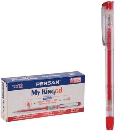 6405 My-Kıng Jel Metal Klips Klm Kırmız 0,5 12'li Paket - PE06405KIRMIZI