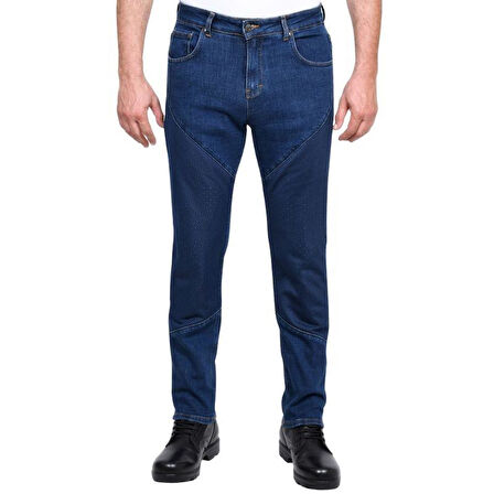 RIDER DENIM EFİL MAVİ ERKEK MOTOSİKLET PANTOLON