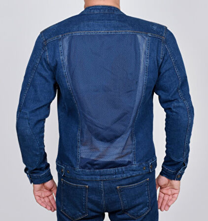 RIDER DENIM EFİL MAVİ ERKEK MOTOSİKLET MONT