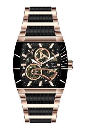 RAYMOND ERKEK KOL SAATİ RYM-5129-ROSE-SİYAH