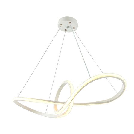 TT002-BY TT Aydınlatma Papyon Modeli (Gün Işığı Led ) Mat Beyaz Avize