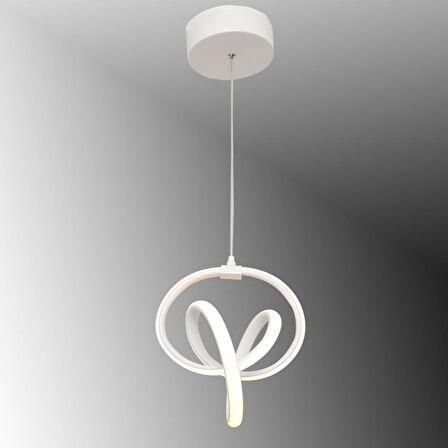 TT317-BY TT Aydınlatma Stilla Modeli Mat Beyaz ( Beyaz Işık ) Led Avize