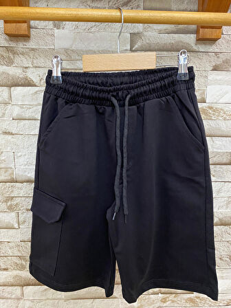 KARGO CEPLİ ÇOCUK KAPRİ ŞORT