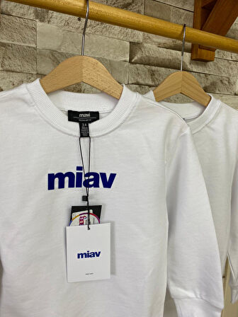 AYSBEBE Miav Baskılı Çocuk Sweatshirt