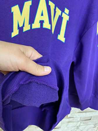 Logo Baskılı Kapüşonlu Çocuk Sweatshirt