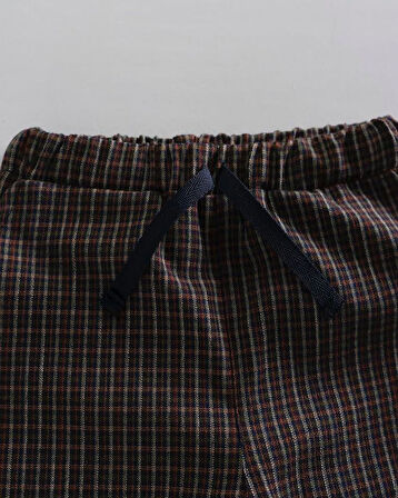 Erkek Çocuk Ekose Kareli Pantolon (KUMAŞ)