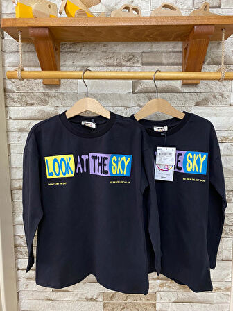 Koton Erkek Çocuk Slogan Baskılı Uzun Kollu T-shirt