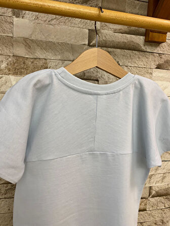 AYSBEBE MINNIE BASKILI KIZ ÇOCUK TUNİK ELBİSE