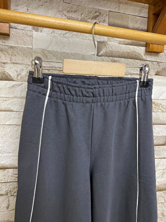 Defacto Wide Leg Beli Lastikli Kız Çocuk Eşofman Altı