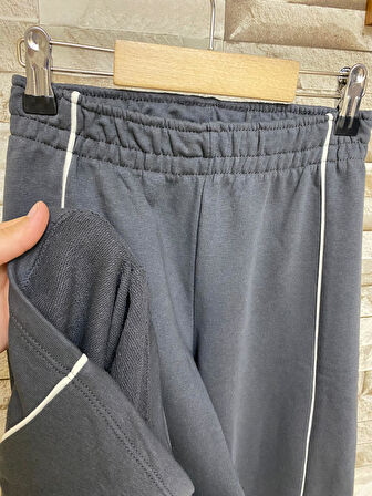 Defacto Wide Leg Beli Lastikli Kız Çocuk Eşofman Altı