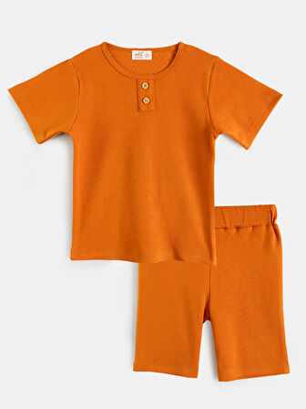 AYSBEBE Erkek Çocuk Şortlu Kaşkorse Takım Kısa Kollu