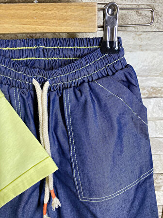 AYSBEBE SAİLOR ÇAPA MOTİFLİ ERKEK ÇOCUK TAKIM