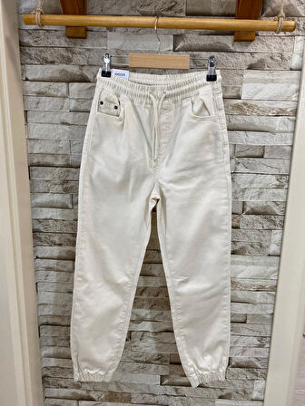 Erkek Çocuk Jogger Lastikli Paça Gabardin Erkek Çocuk Pantolon