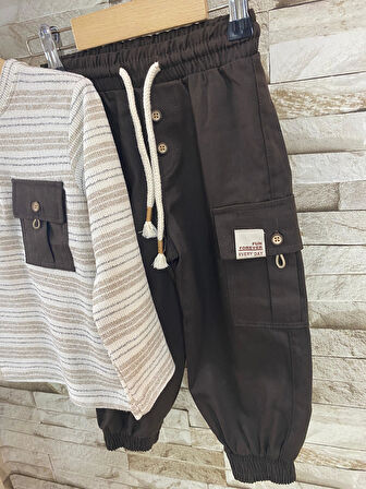 LACIEL PARIS PARAŞÜT PANTOLONLU ERKEK ÇOCUK TAKIM