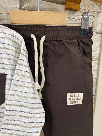 MİNİZOO BABY DOKUMA PANTOLONLU ERKEK ÇOCUK TAKIM