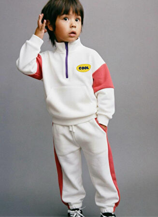 LACIEL PARIS COOL SLOGANLI YAKALI FERMUARLI KIZ ÇOCUK EŞOFMAN TAKIM