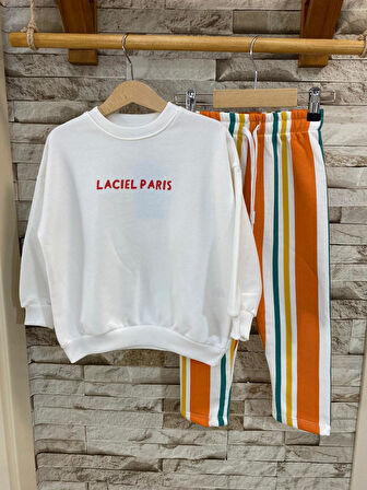 LACIEL PARIS ORENGE FRUITS GRAFİTİ ÇOCUK EŞOFMAN TAKIM