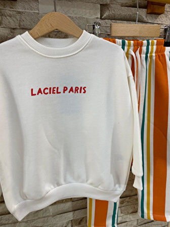 LACIEL PARIS ORENGE FRUITS GRAFİTİ ÇOCUK EŞOFMAN TAKIM