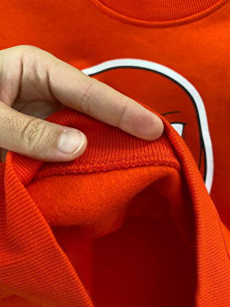 KNUCKLES SONIC BASKILI ÇOCUK SWEATSHIRT