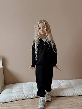 DİK YAKA EŞOFMAN ÇOCUK TAKIM UNISEX