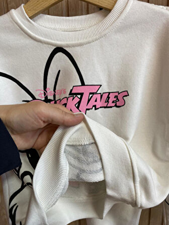 DUCK BASKILI KIZ ÇOCUK EŞOFMAN TAKIM