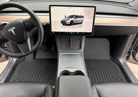 Rizline Tesla Model Y ile uyumlu 2020-2024 Premium 3D Havuzlu Paspas