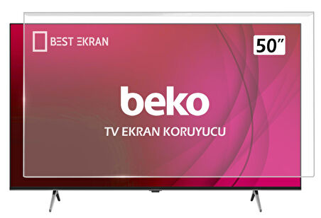 Beko B50HU 500B2-A-BI Tv Ekran Koruyucu - Beko 50" inç 126 cm Ekran Koruyucu 