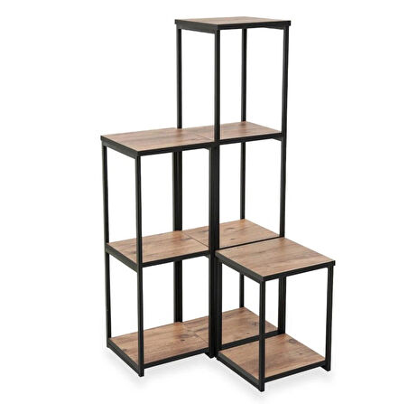 ÇOK AMAÇLI DEKORATİF MODÜLER RAF KİTAPLIK 30x96x120