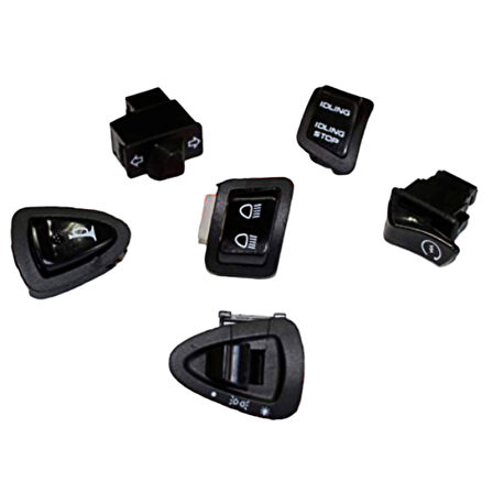 Motobir Düğme Seti Honda Pcx125 2018-2021