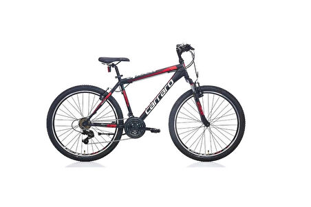 CARRARO SPEED 260 ERKEK DAĞ BİSİKLETİ 410H V 26 JANT 21 VİTES MAT SİYAH KIRMIZI KOYU KIRMIZI