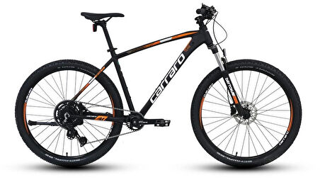 CARRARO DAYTONA 709 ERKEK DAĞ BİSİKLETİ 400H HD 27.5 JANT 9 VİTES MAT SİYAH BEYAZ TURUNCU