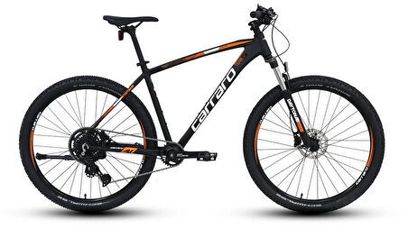 CARRARO DAYTONA 709 ERKEK DAĞ BİSİKLETİ 440H HD 27.5 JANT 9 VİTES MAT SİYAH BEYAZ TURUNCU