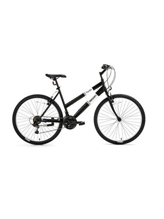 BİSAN THUNDER KADIN DAĞ BİSİKLETİ 47CM V 26 JANT 18 VİTES MAT SİYAH BEYAZ