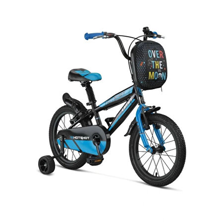 ÜMİT 1410 HOTSHOT-CANTA-V ERKEK ÇOCUK BİSİKLETİ 14 JANT SİYAH MAVİ