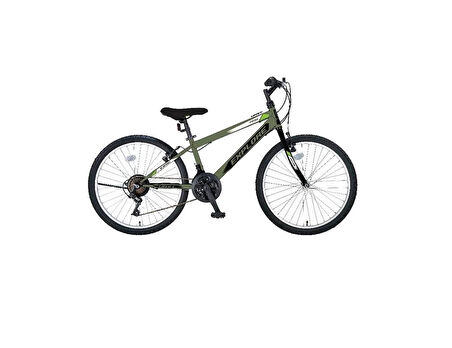 ÜMİT 2433 EXPLORER ERKEK DAĞ BİSİKLETİ V 24 JANT 21 VİTES YEŞİL SİYAH