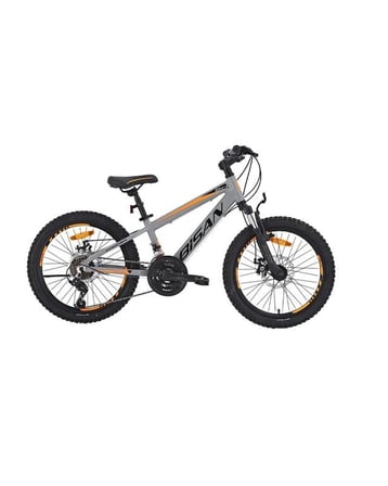 BİSAN COOPER ERKEK DAĞ BİSİKLETİ 35 CM MD 26 JANT 21 VİTES METALİK GRİ SİYAH TURUNCU